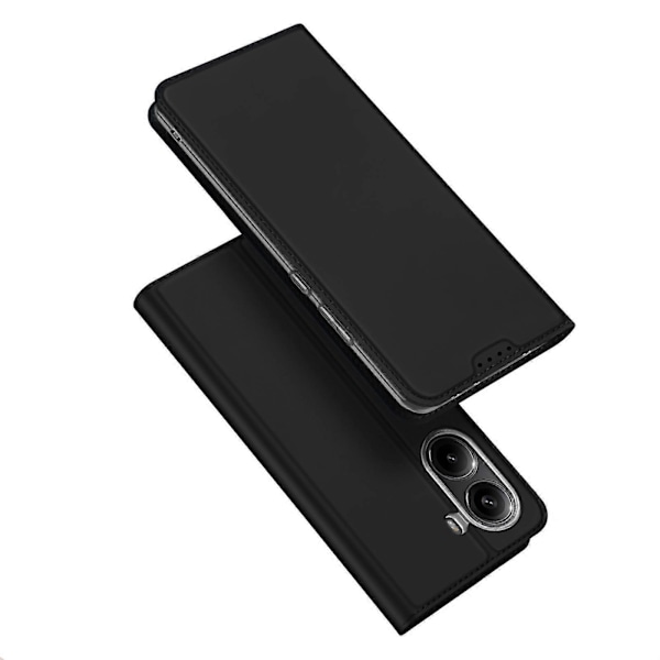 DUX DUCIS Skin Pro Series Flip Läder Telefonfodral Black For Xiaomi Poco X7 Pro