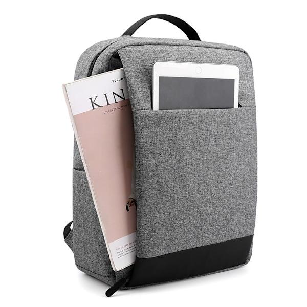 Sport Outdoor Swagger -laukku polyamidia ja kestävää nailonia, reppu matkustamiseen tai liiketoimintaan Light Grey
