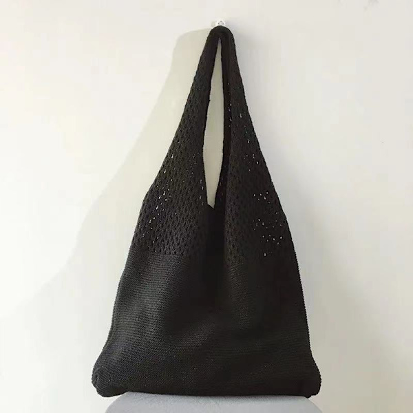 Naisten design-neulekäsilaukut, suuri tilavuus, naisten shopper-laukut, kesän rantakassi, isot käsilaukut, rennot ontot kudotut olkalaukut Khaki