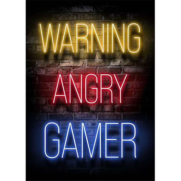 Sleep Game Repeat Veggkunst Plakat Trykk Lerret Maleri Bilde For Barn Gutter Rom Dekorativt Lekerom AC359-5 20X30cm Uinnrammet AC359-5 20X30cm Unframed