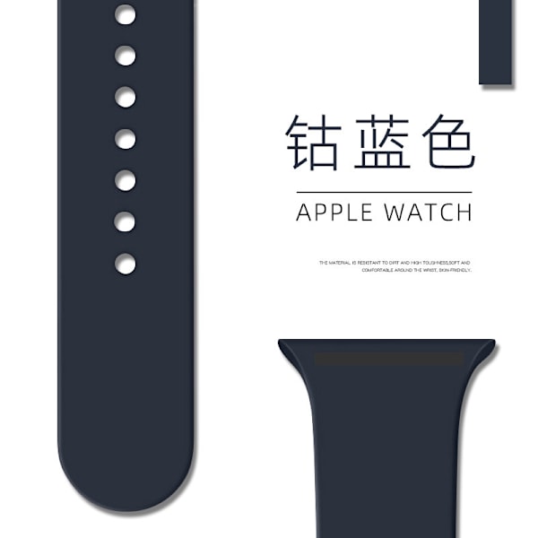 Klockarmband för Apple Watch iWatch 42/44/45/49MM Extended Koboltblå