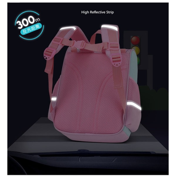 Skoletaske lille pige skoletasker børn sød skoletaske dyr lille rygsæk student penalhus børnehave rygsæk Pink Cat Backpacks