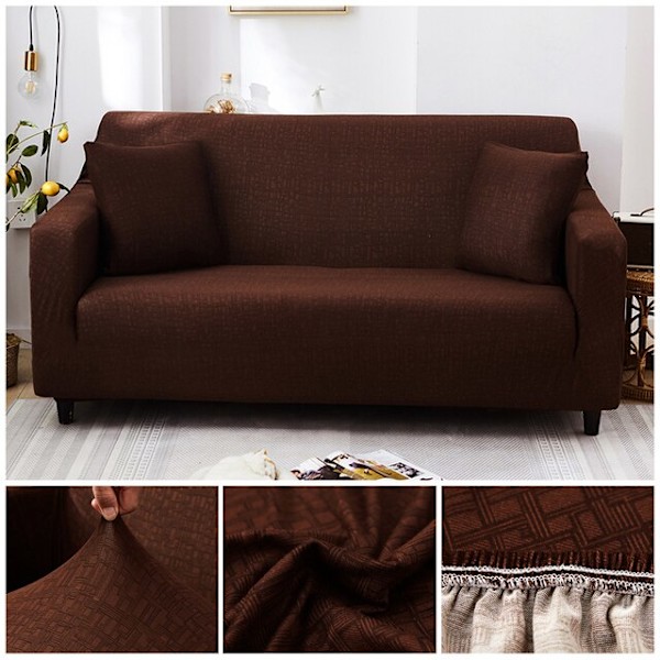 Elastisk sofabetræk med krydsmønster, strækbart all-inclusive sofabetræk til stue, sofabetræk til sofa og loveseat Color 8 2-seater 145-185cm