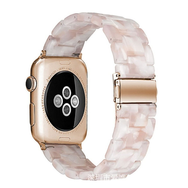 Klockarmband för Apple Watch iWatch 38/40/41mm Rosa blomma