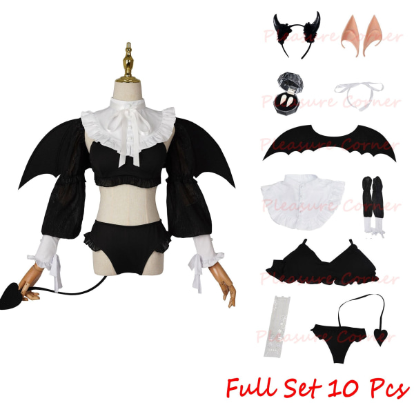 Anime Rizu Kyun Cosplay -asu My Dress Up Darling Cosplay Kitagawa Marin Bikini Cosplay -asu Kuroe Shizuku Peruukki wig add headwear XL