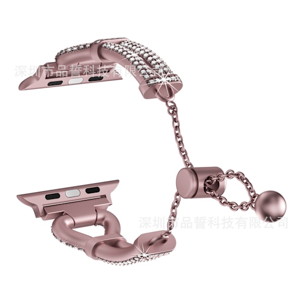 Kellon ranneke Apple Watch iWatch 42/44/45/49/46mm iso kellotaulu Ruusu vaaleanpunainen