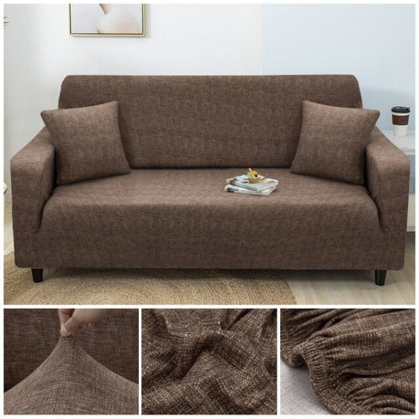 Elastisk sofabetræk med krydsmønster, strækbart all-inclusive sofabetræk til stue, sofabetræk til sofa og loveseat Color 9 3-seater 190-230cm