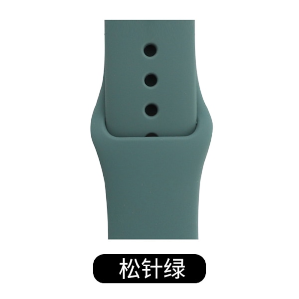 Kellon ranneke Apple Watch iWatch 42/44/45/46/49mm ML Extended Pine Needle Green -kelloon
