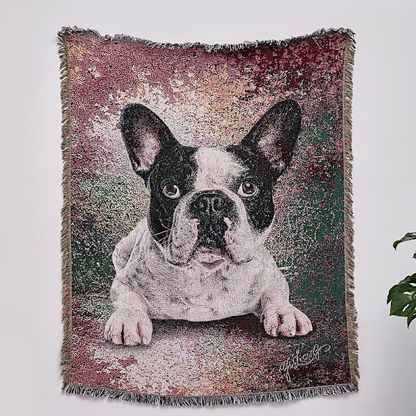 Multifunktionelt sofabetræk bomuldslærred vægtæppe dekorativt maleri New Christmas colors 180*230cm