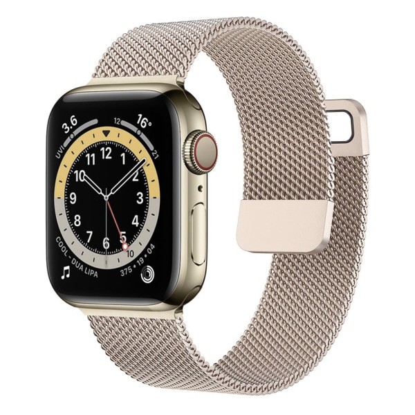 Rem För Apple Watch Band 44mm 40mm 38mm 42mm 44 mm Tillbehör Magnetisk loop Metall smartwatch armband iWatch serie 3 4 5 6 se gold 42mm or 44mm