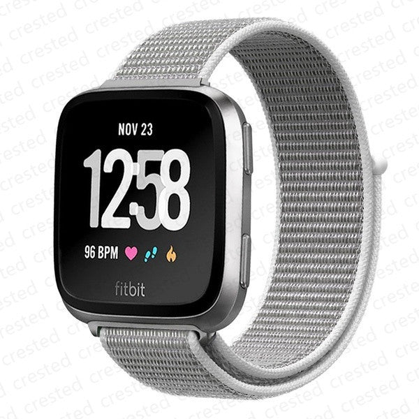 Rem til Fitbit Versa 2 rem correa Smartwatch udskiftning Urrem Nylon Loop Armbånd correa Fitbit Versa 2/Fitbit Libe rem Overseas Cape Cod Blue