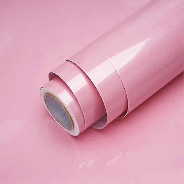 Selvklæbende, vandtæt og aftageligt vinyltapet Shiny Pink 40cm x 1m Shiny Pink 40cm x 1m