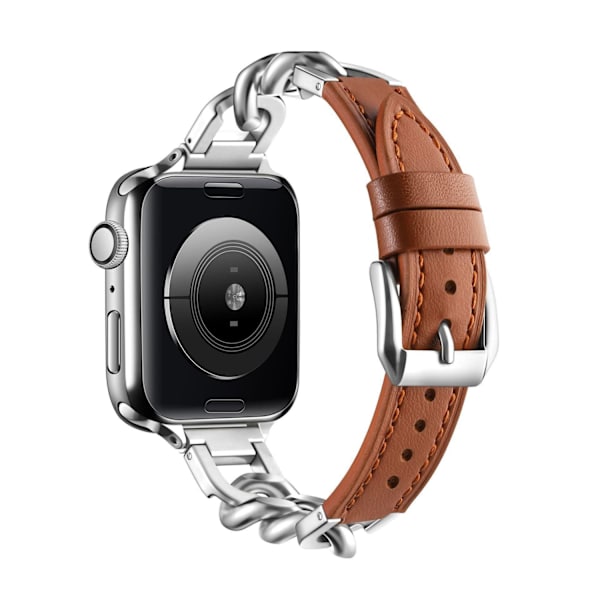 Klockarmband för Apple Watch iWatch 38/40/41mm - Storlek Brun