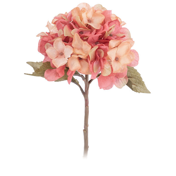 Konstgjorda blommor hortensia gren hem bröllopsdekor höst siden plastblomma hög kvalitet falsk blomma festrum dekoration Red