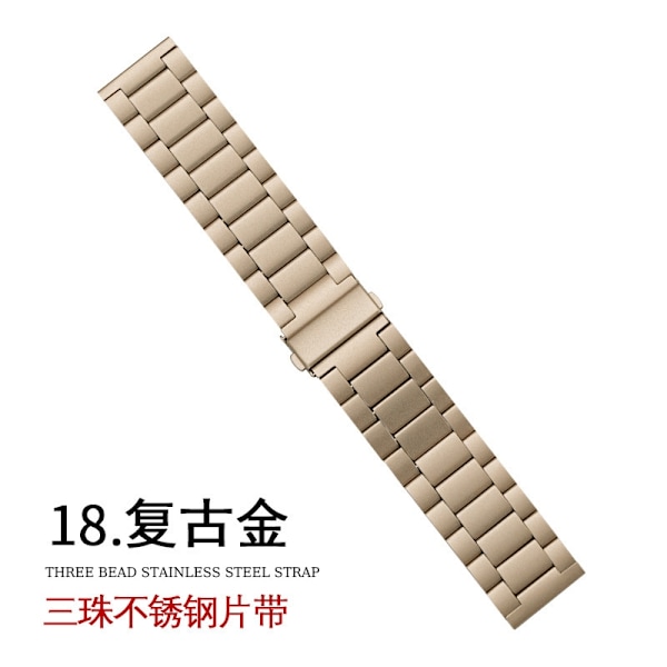 Klockarmband för Apple Watch iWatch för 1-9 generationen SE 38-40-41mm s10: 42mm 8. Retro guld
