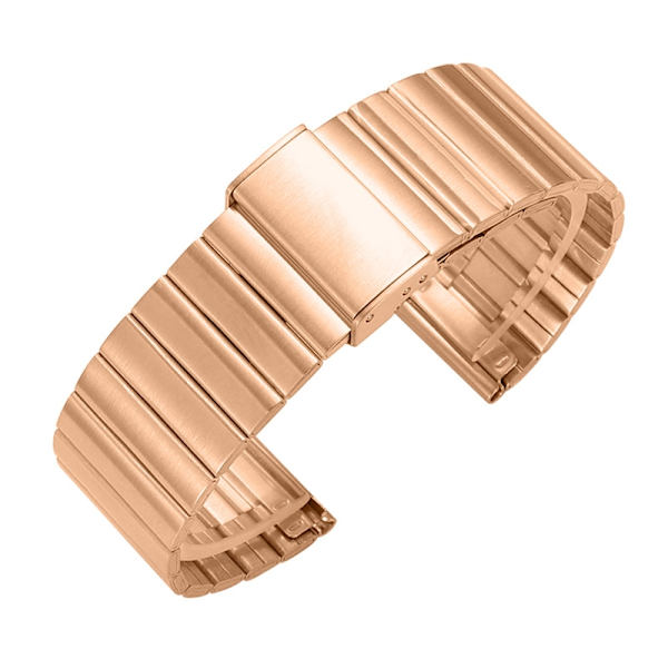 Kellon ranneke Apple Watch iWatch -kelloon, sopiva koko 42-44-45-46-49mm, ruusukulta-bambu Huawei-solkiranneke
