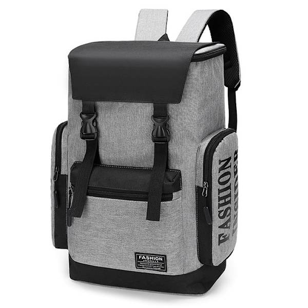 Vapaa-ajan matkailu, vuorikiipeily, ulkoilu, pyöräilyreppu Light Grey 17in