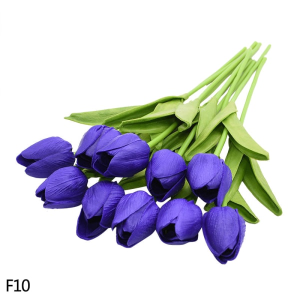 5/10 stk. Tulipan Kunstig Blomst Ekte Berørings Kunstig Bukett Falsk Blomst For Bryllupsfest Dekor Forsyninger Hjem Hage Ornamenter F03 10PCS