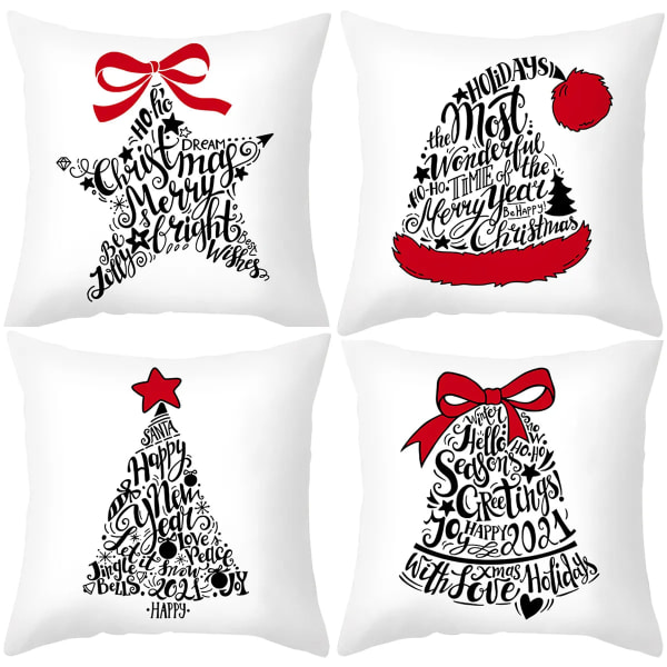 God Jul Kuddfodral Ornament Juldekoration För Hemmet Juldekor Noel Navidad Nyårsgåva 2023 Jul Natal 28