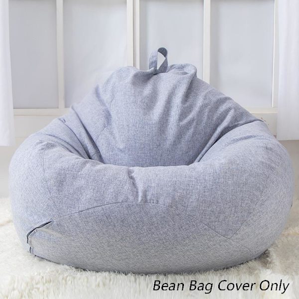 Aikuisten Lasten Suuri Säkkituoli Sohvan Päällinen Sisäkäyttöön, Lazy Lounger, Ei Täytettä Red M