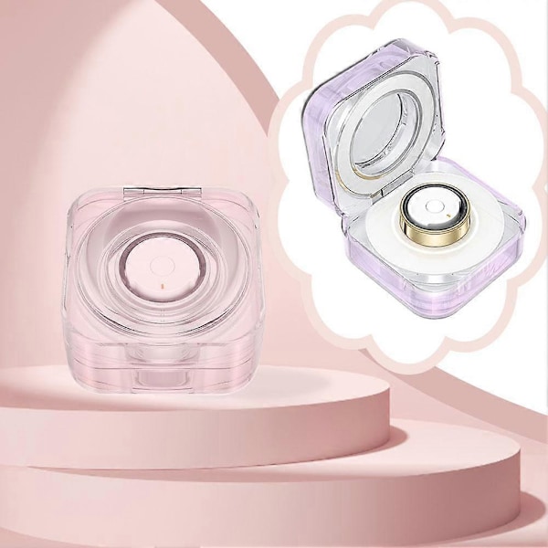 Beskyttende ladeetui for Samsung Galaxy Ring Smart Ring-ladeetui Transparent