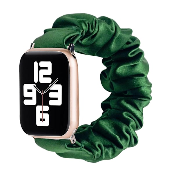 Klockarmband för Apple Watch iWatch 42/44/45/49mm satin ljusgrön