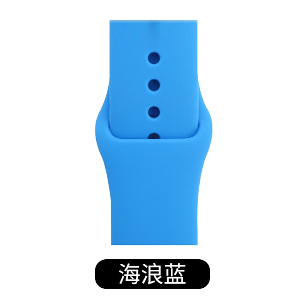 Klockarmband för Apple Watch iWatch 38/40/41/42 S10 ML Förlängd Våg Blå