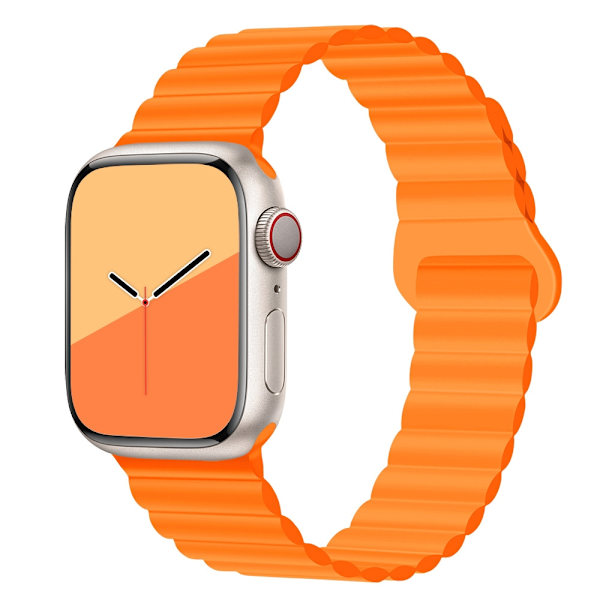 Kellon ranneke Apple Watch iWatch 42/44/45/49mm Oranssi