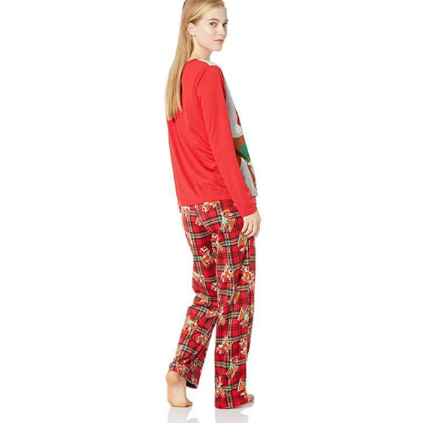 Julpyjamas Matchande familjepyjamas Nyaste Pjs Outfits Xmas Pyjamas Nyår Hemdräkt Red Mom-S