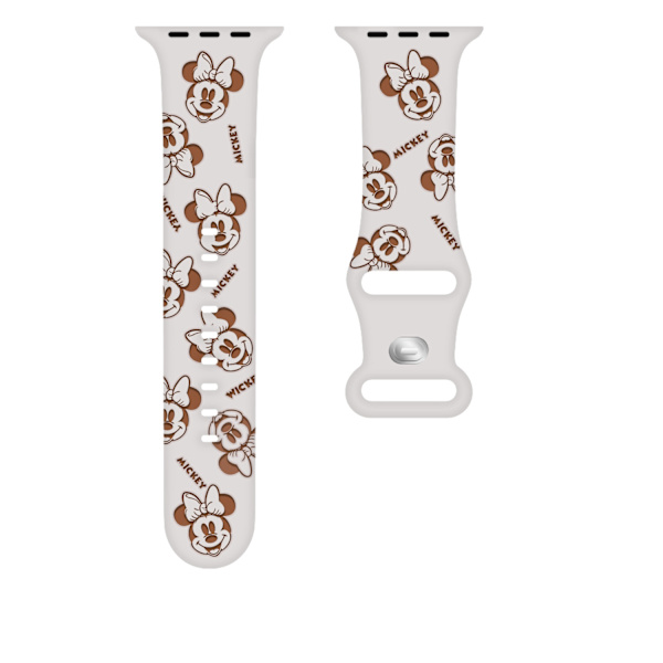Klockarmband för Apple Watch iWatch 38/40/41mm Minnie Starlight Caramel