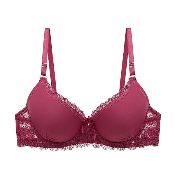 Sexiga BH:ar för Kvinnor Push Up BH Spets Plus BH Underkläder Bralette Kvinnlig Bygel BH White 38C