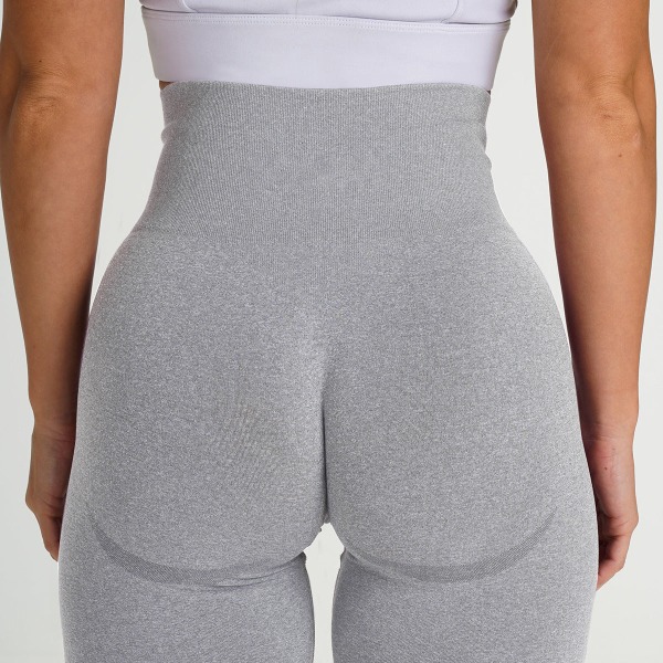Kesän eurooppalainen ja amerikkalainen muoti urheilu fitness joogahousut saumattomat tiukat shortsit naisille 9165 shorts-fresh orange S