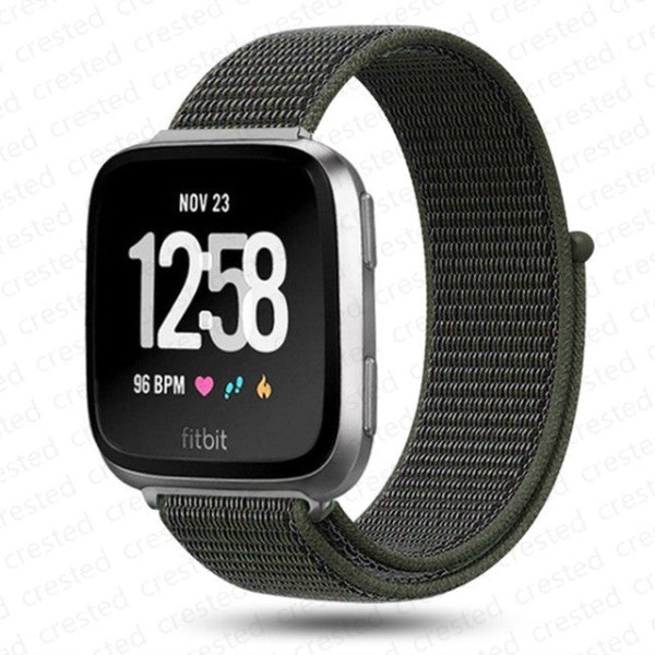 Rem til Fitbit Versa 2 rem correa Smartwatch udskiftning Urrem Nylon Loop Armbånd correa Fitbit Versa 2/Fitbit Libe rem Overseas Flash