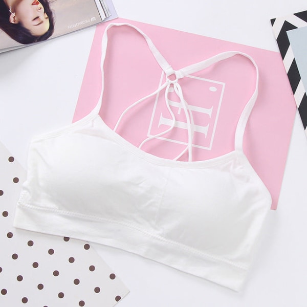 Joogaliivit naisille, pehmustetut liivit, urheiluliivi, alusvaatteet White Free Size