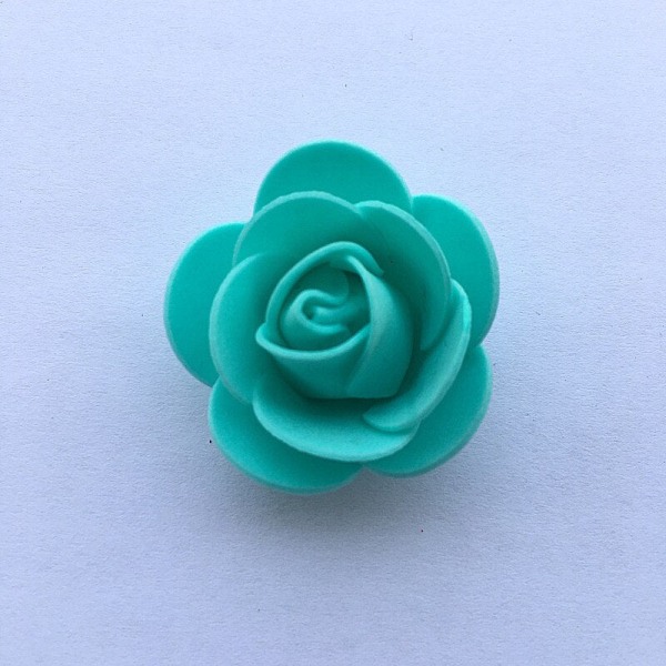 50/100/200/500 kpl 3 cm Vaahtoruusu Nallekarhulle Keinotekoiset Kukat DIY Lahjat Laatikko Häät Koristeellinen Joulu Kodin Sisustus 20 Väriä Egg blue 200