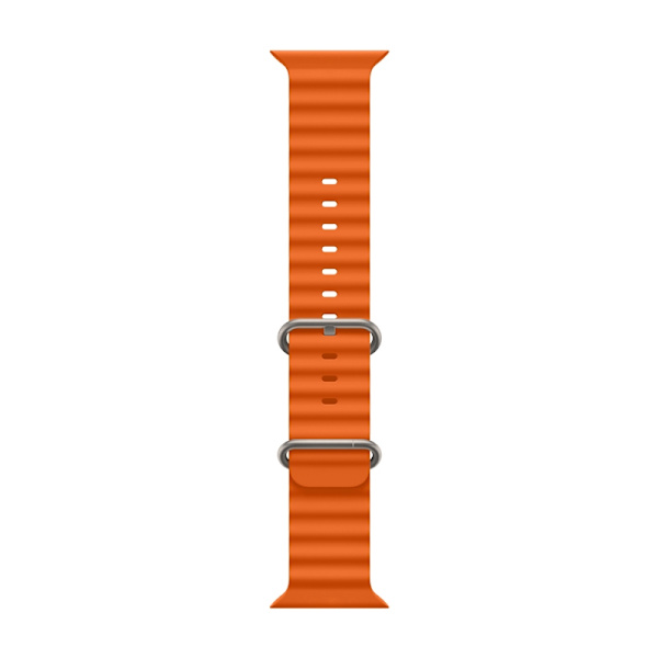 Urrem til Apple Watch iWatch 38/40/41mm, egnet til marine silikone orange