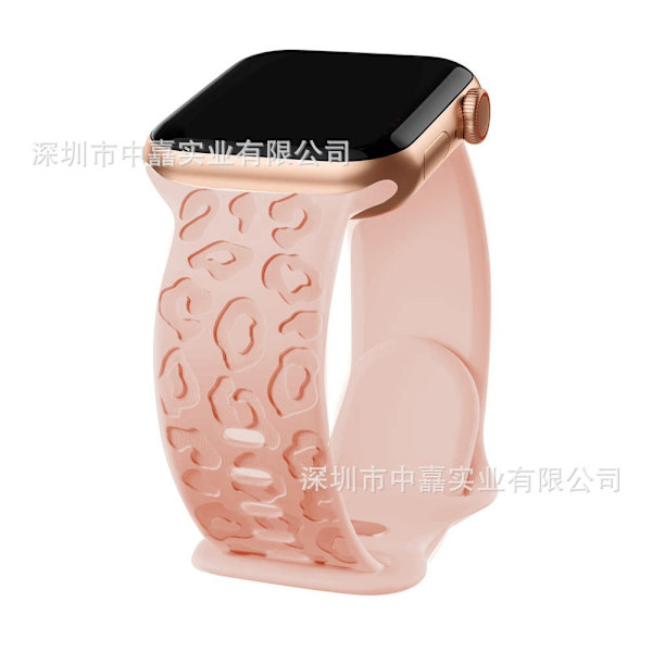Klockarmband för Apple Watch iWatch 42/44/45/49mm Oxford rosa