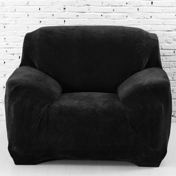 Tykt plys stof sofa betræk sæt 1/2/3/4 personers elastisk sofa betræk sofa betræk til stue slipcover stol sofa håndklæde 1 stk Purple 2-seater 145-185cm