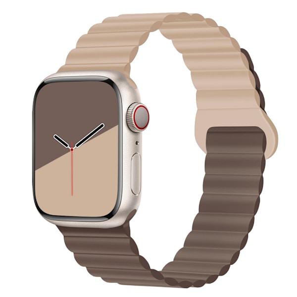 Klockarmband för Apple Watch iWatch 38/40/41mm mjölkte med choklad