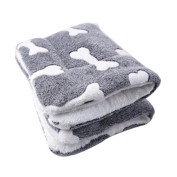 Hundeseng Kattematte Mykt Kjæledyrteppe Seng Tilbehør Utstyr Hold Varmen Om Vinteren Kjæledyr Sovematte For Sofa Varmere Kjæledyrutstyr Pattern 1 L 59x42cm