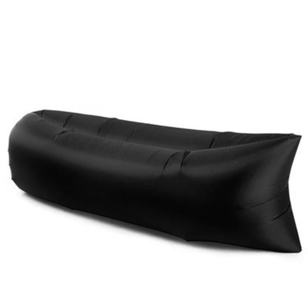 Nopeasti täyttyvä Lazy Sofa Lounger Ilmasohva Yksisarvinen Säkkituoli Ulkoranta Lounger Red