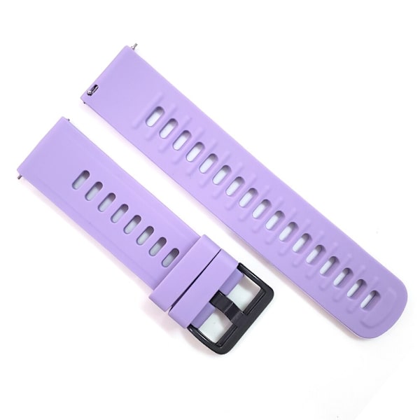 Kellon ranneke Xiaomi Huami Amazfit -älykelloon, silikoninen ranneke Amazfit Bip GTR 47mm 42mm GTS 2 2e Stratos -rannekkeeseen Light purple For Amazfit Bip
