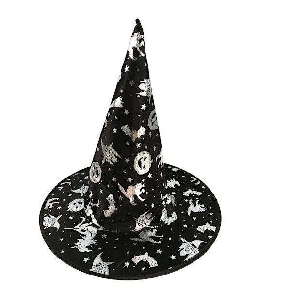 Voksen Børn Heksehatte Maskerade Bånd Troldmandshat Cosplay Halloween Kostume Fest Fødselsdag Karneval Hekse Tophatte 31