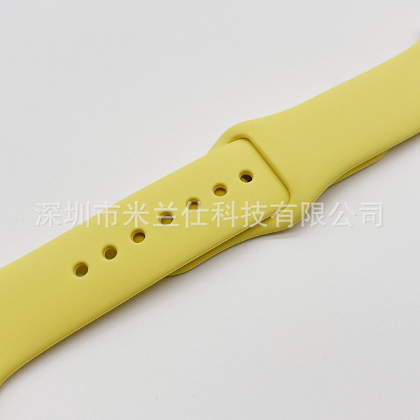 Kellon ranneke Apple Watch iWatch 38/40/41/42mm - S10 pidennetty koko ML koodi 6 keltainen