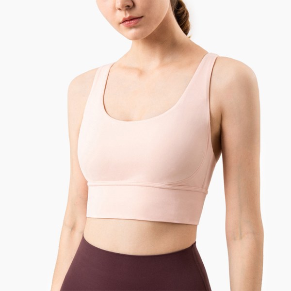 Yoga Toppar BH Enfärgad Och Sexig Sportkläder Utomhus Träningskläder Black XL