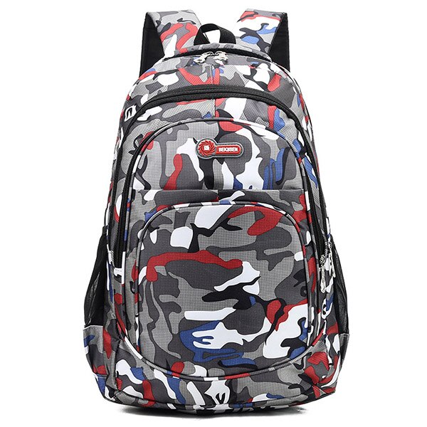 Kamouflage Ryggsäckar Herr Resa Barn Skolväska Cool Kille Militär Skolväskor För Tonårspojkar Flickor Skolryggsäck sac mochila small green