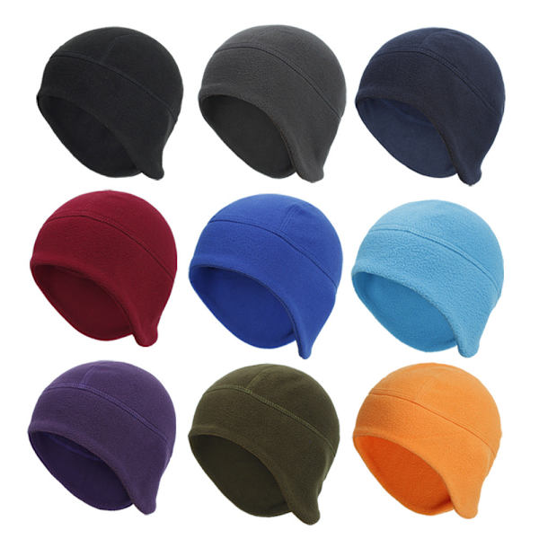 Syksyn ja talven urheilulakki juoksuun, uusi hattu miehille ja naisille, talvihattu, polar fleece -hihalakki, kevyt lämmin hiihtolakki #2 dark gray Average size