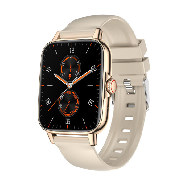 Smart Watch Armband Trådlös laddning Full HD-skärm Bluetooth Calling Music Sports Health Watch Black glue