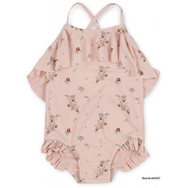 KS Baby Flickor Baddräkt Kläder 18M-9T Blomma Barn Märke Kawaii BC Mr TAO Kläder Barn Badkläder Syster Bror Matchande 05 80cm 18M