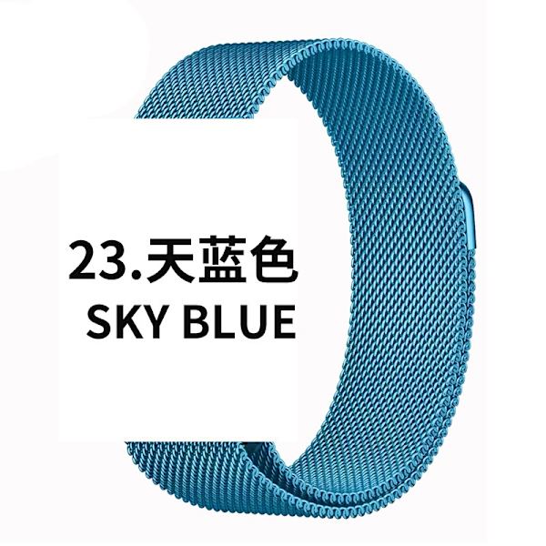 Klockarmband för Apple Watch iWatch Konvex huvud 20mm himmelsblå